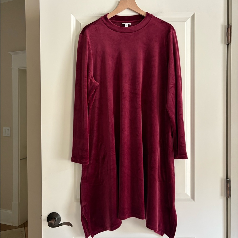 J.Jill Women’s Velvet Tunic Dress